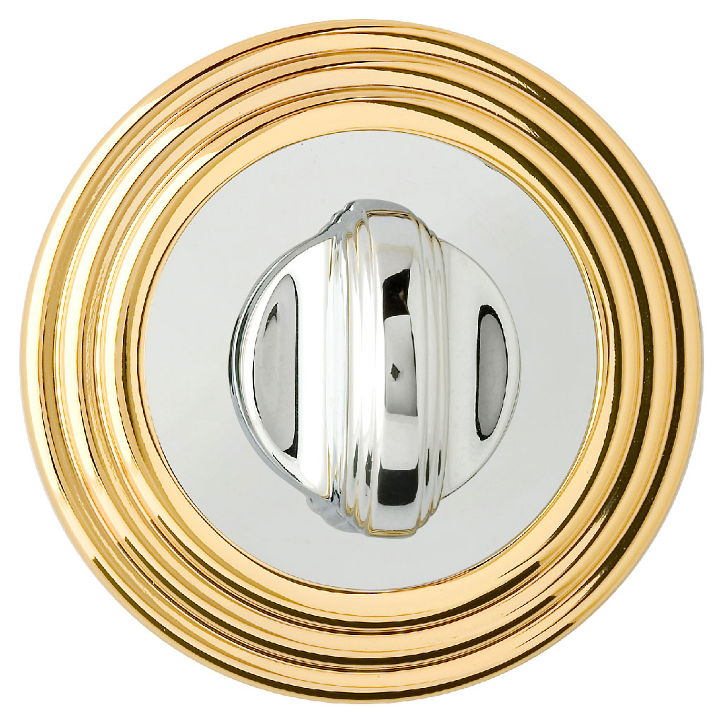 H000-9DR21 Rosette with turn knob, 3 rings