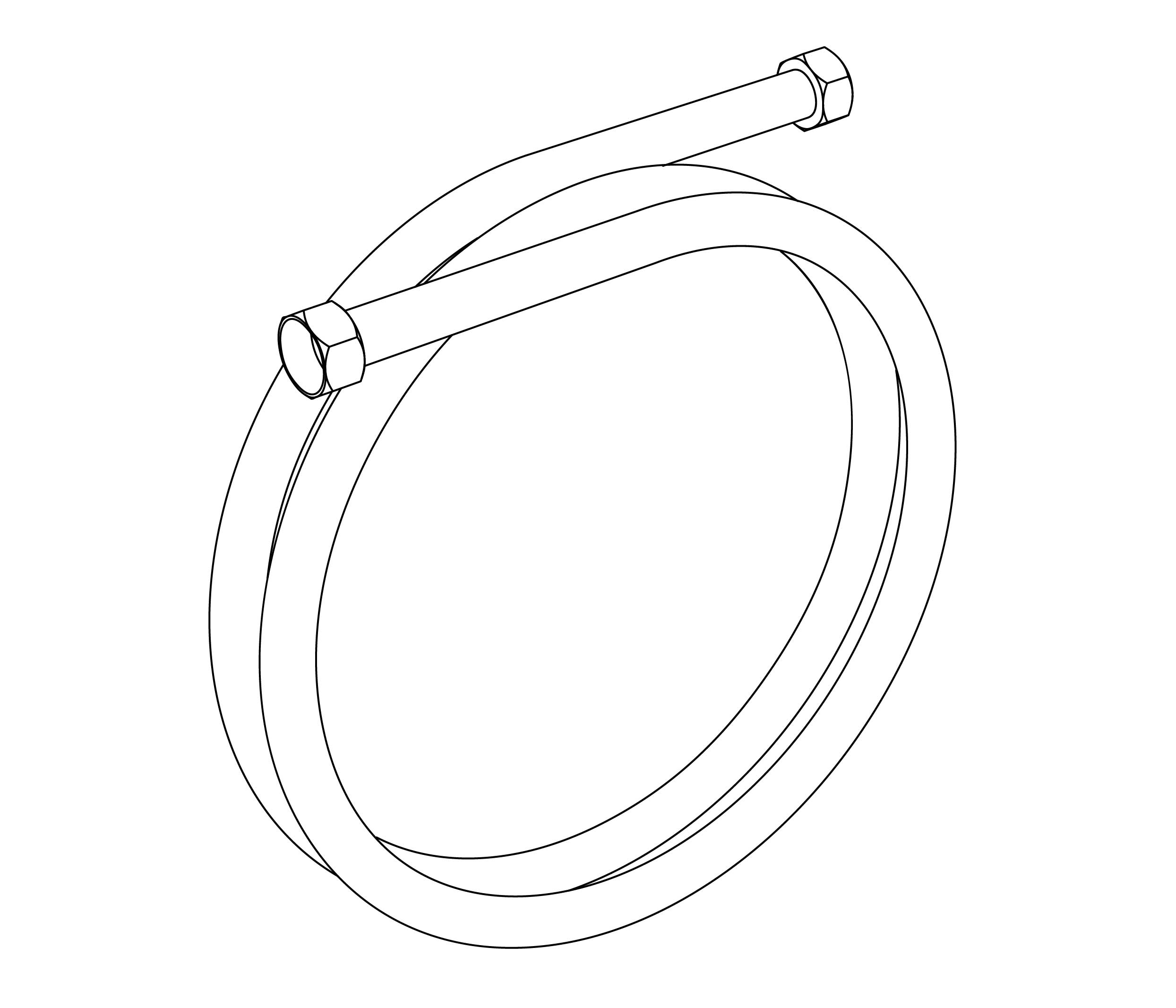 S00-2302 Brass flexible hose L. 1.25m, 1/2″-1/2″