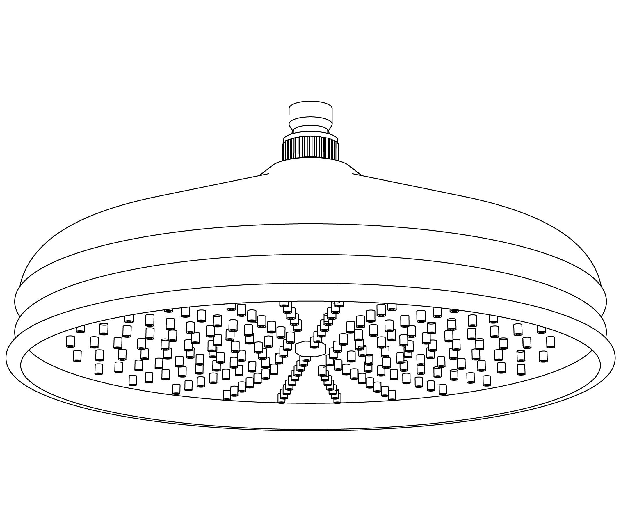 S00-2424 “Traditional” headshower anti-scale