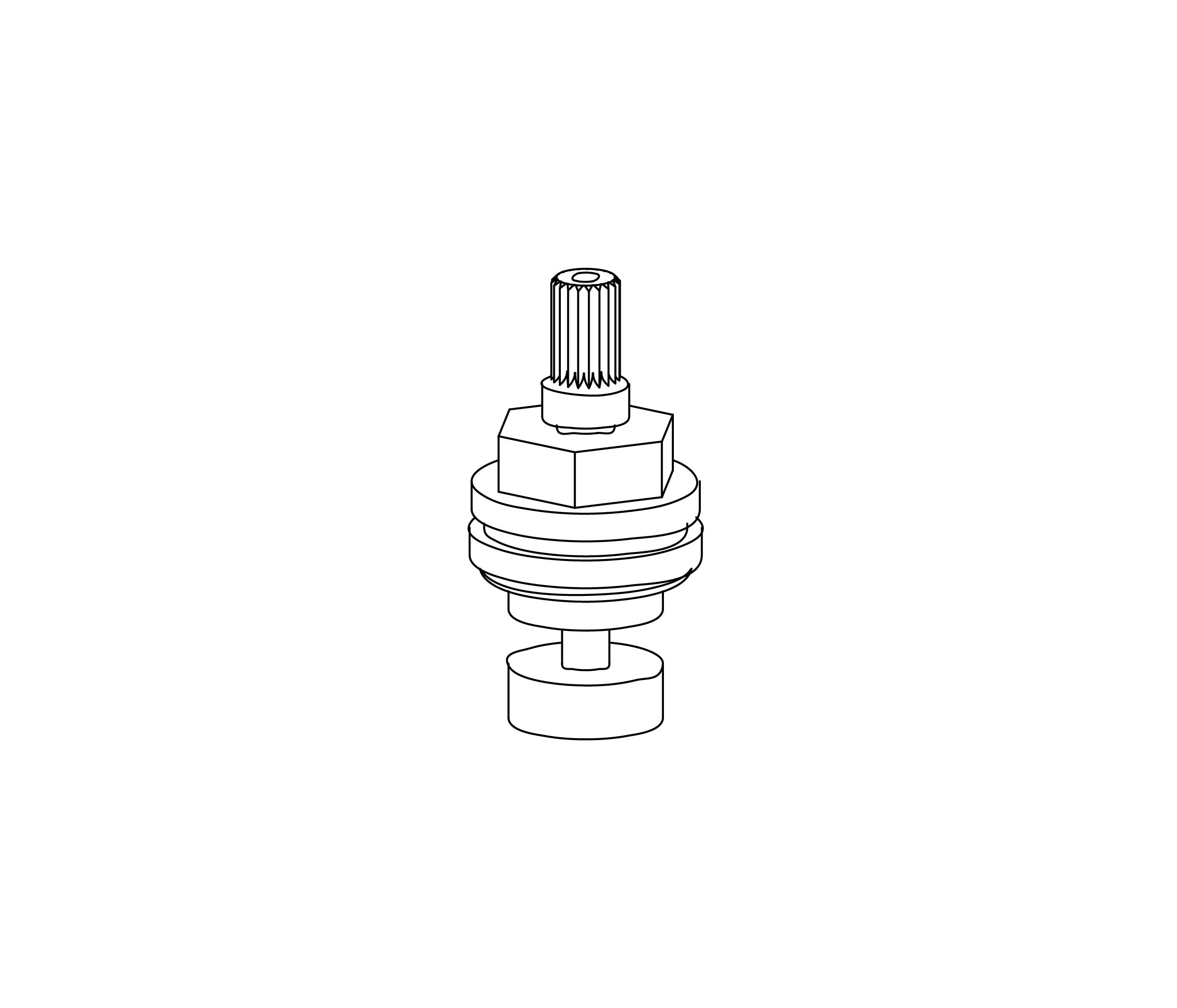 S00-2CC3 1/2” compression cartridge