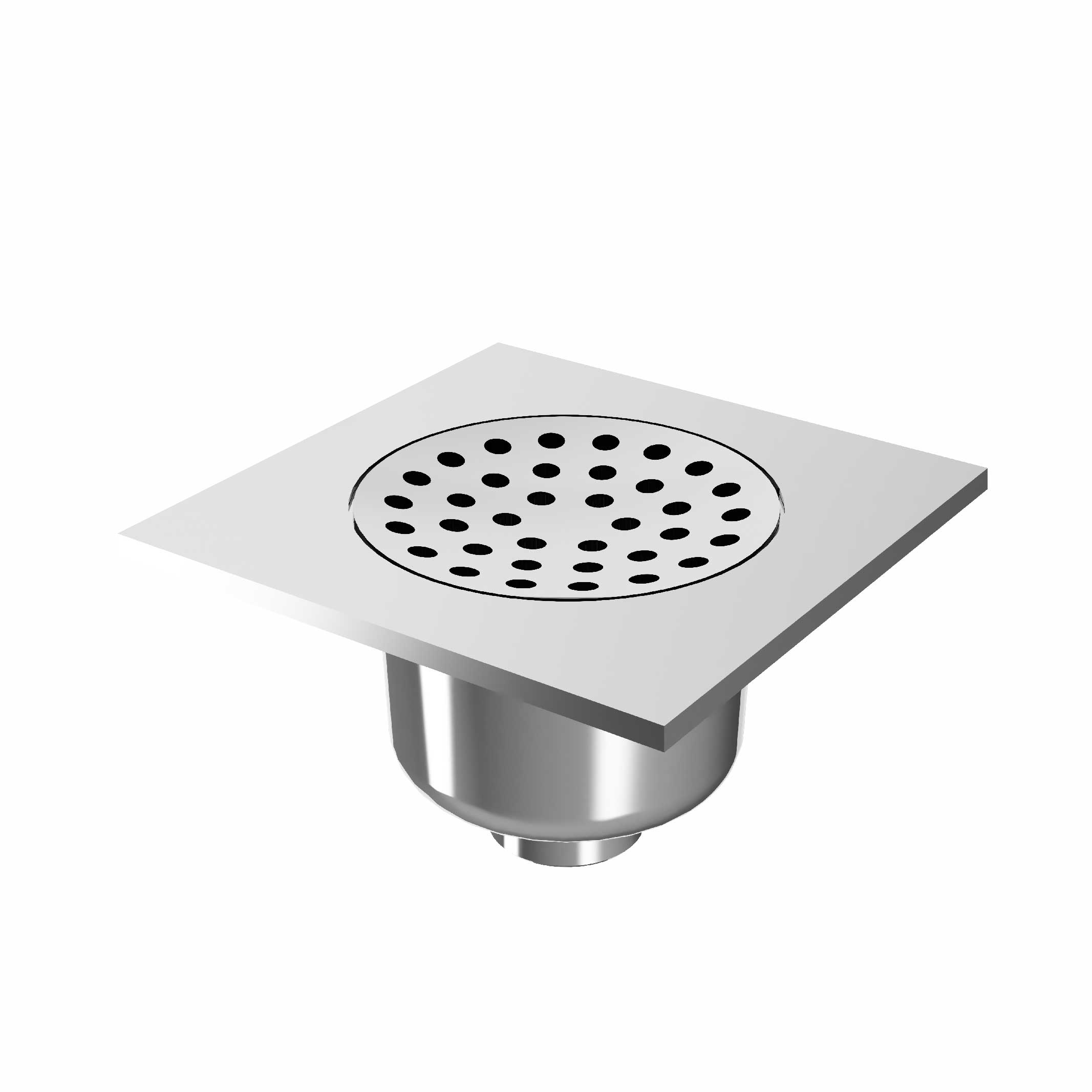S00-254 Siphon de sol 200 x 200 mm
