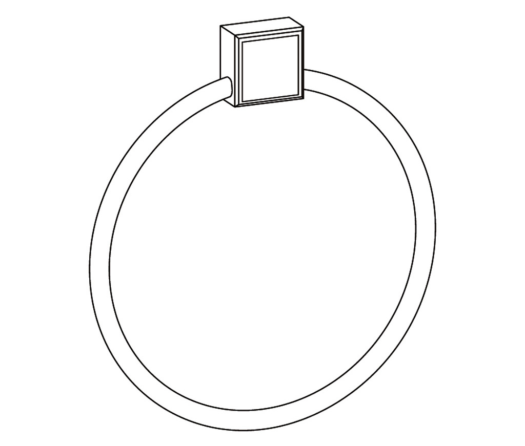 S01-510 Porte-serviette anneau