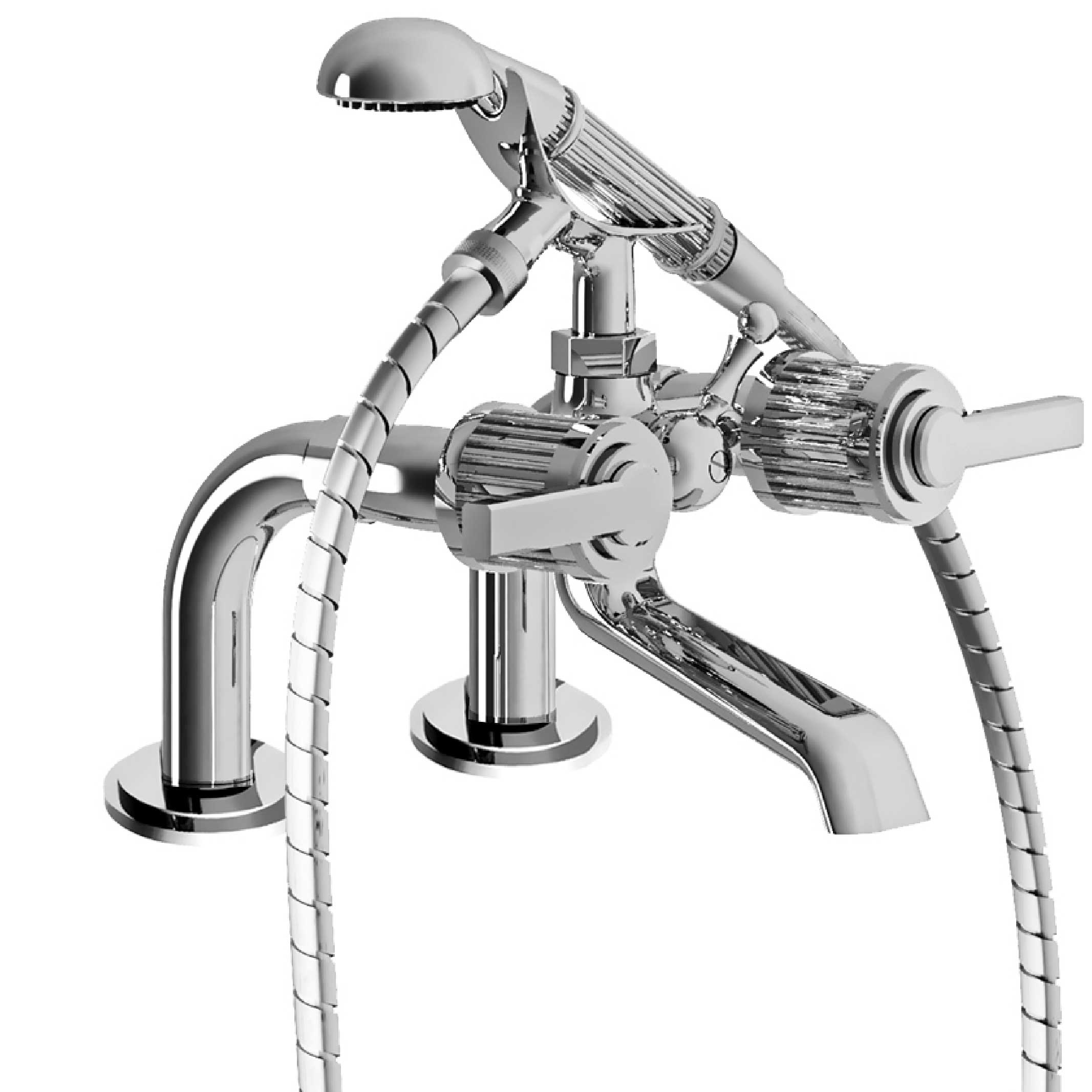 S108-3306 Rim mounted bath and shower mixer