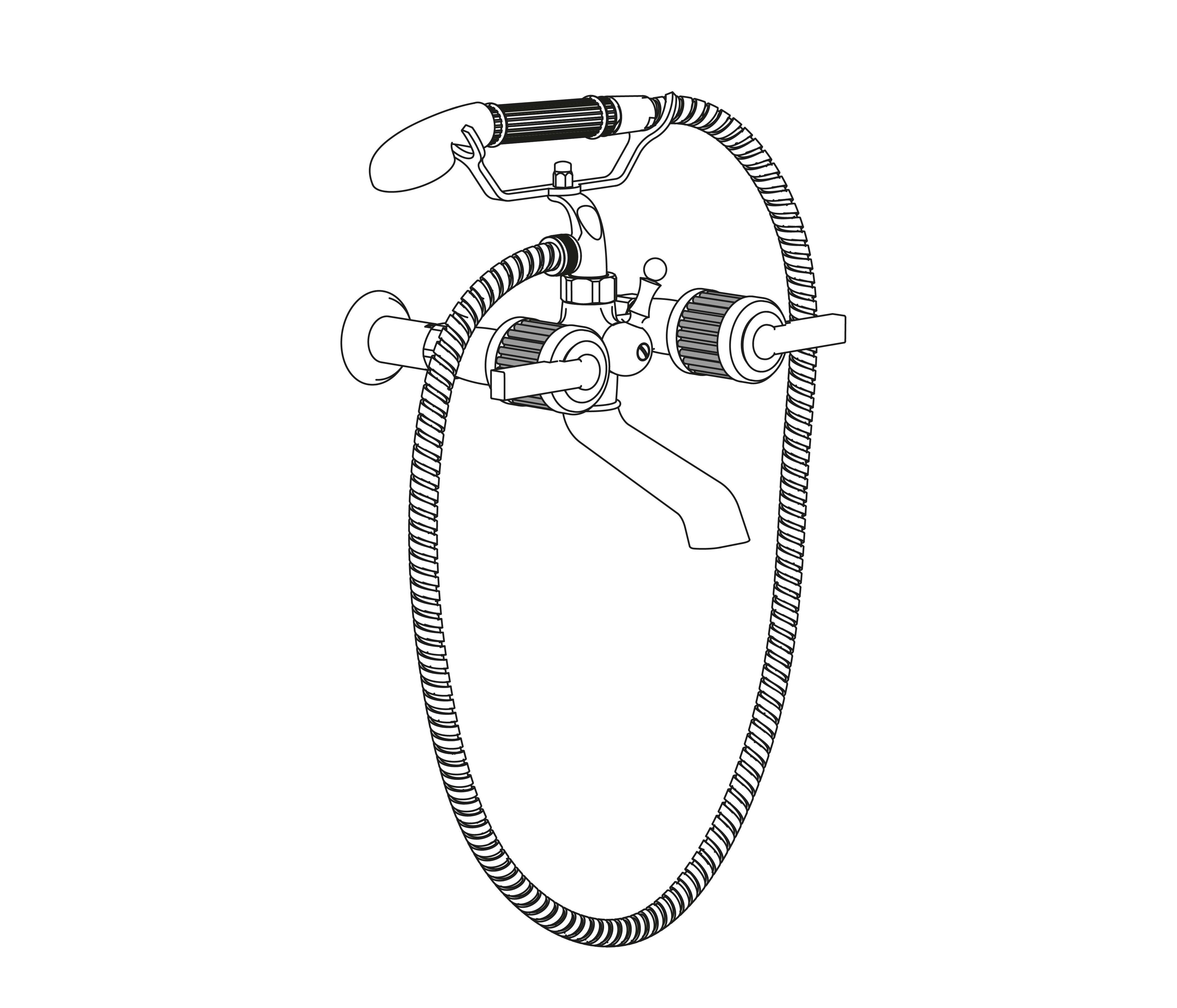 S109-3201 Wall mounted bath and shower mixer