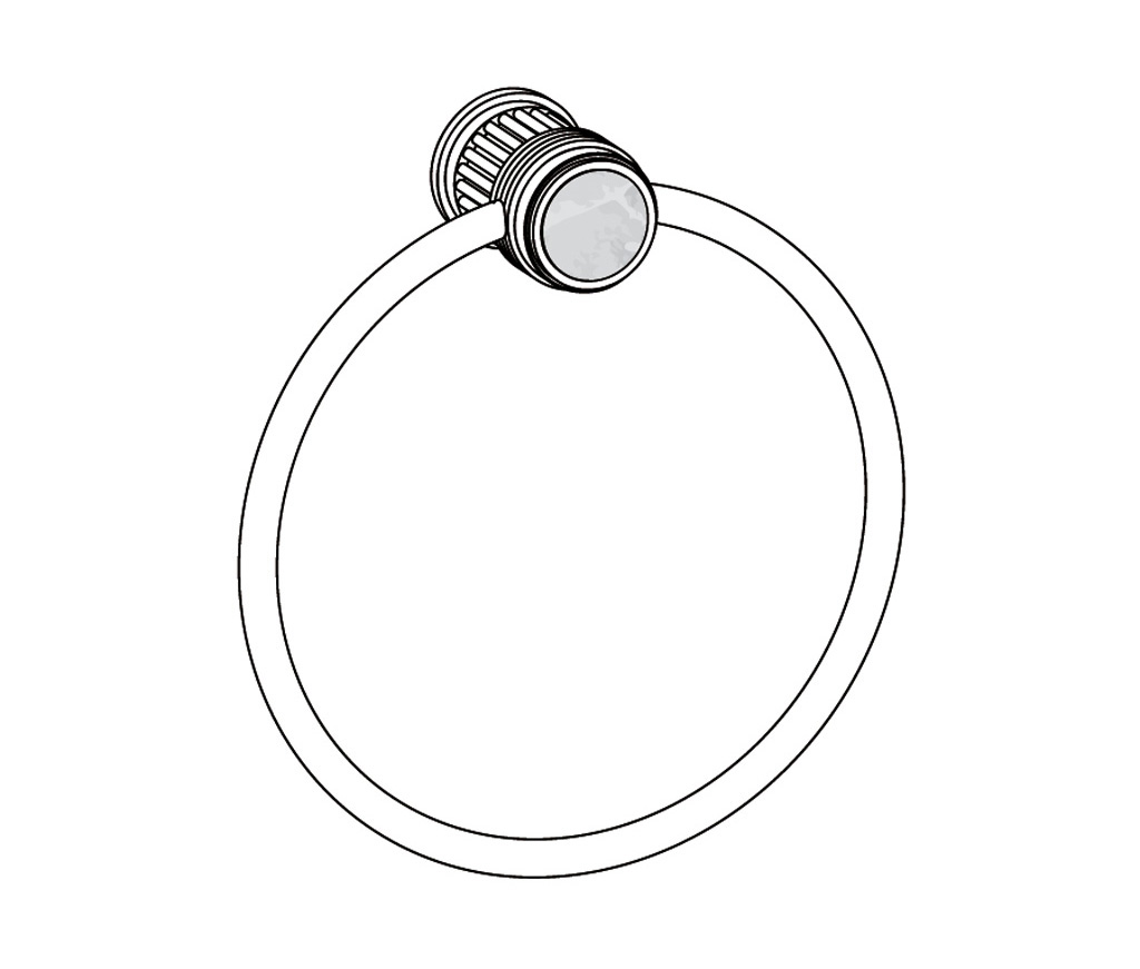 S109-510 Porte-serviette anneau