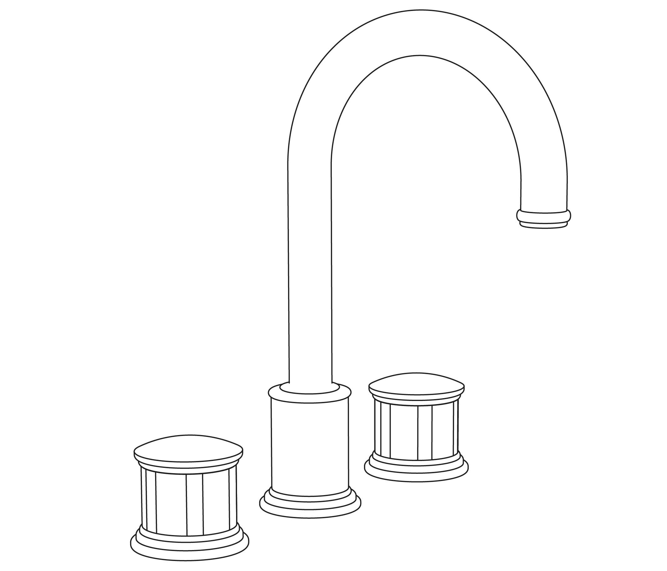 S117-1302 3-hole basin mixer