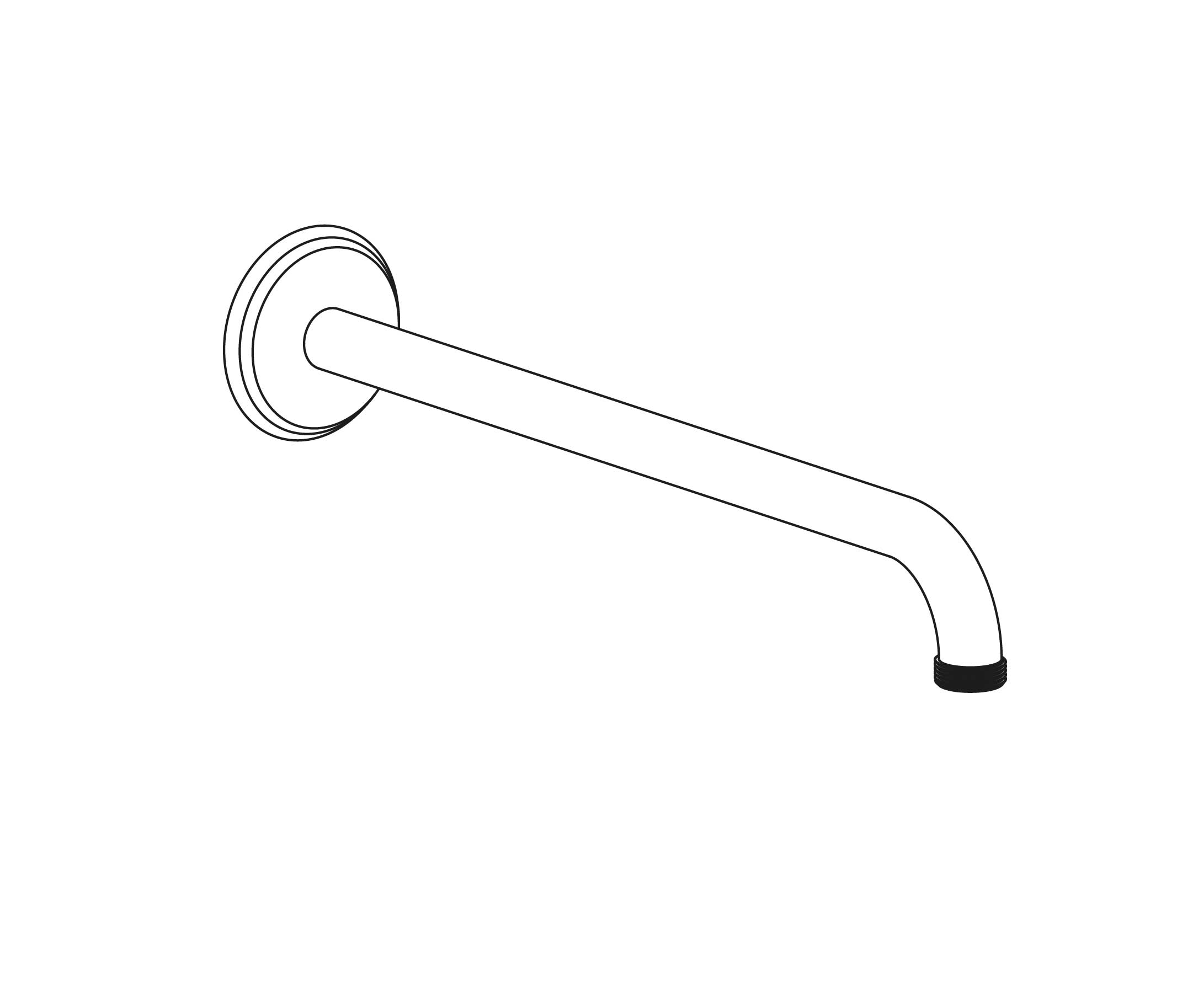 S117-2W301 Wall mounted shower arm 300mm