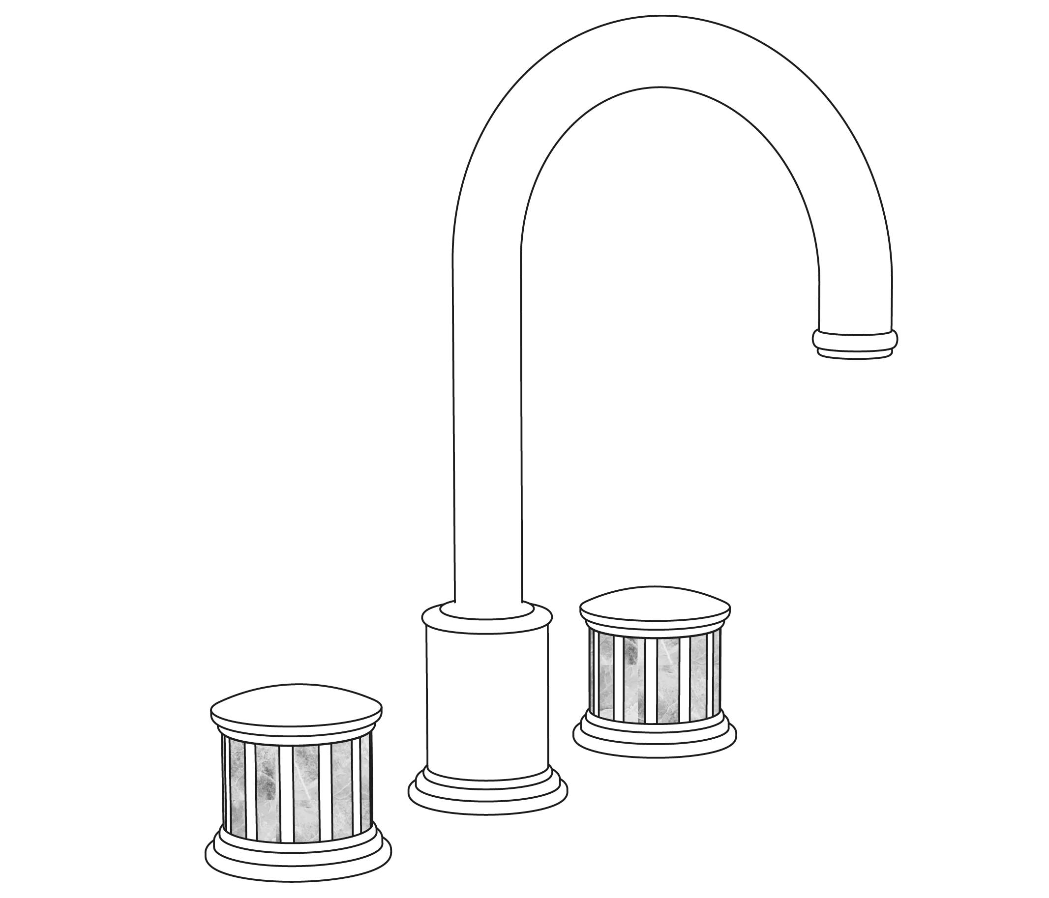 S118-1302 3-hole basin mixer