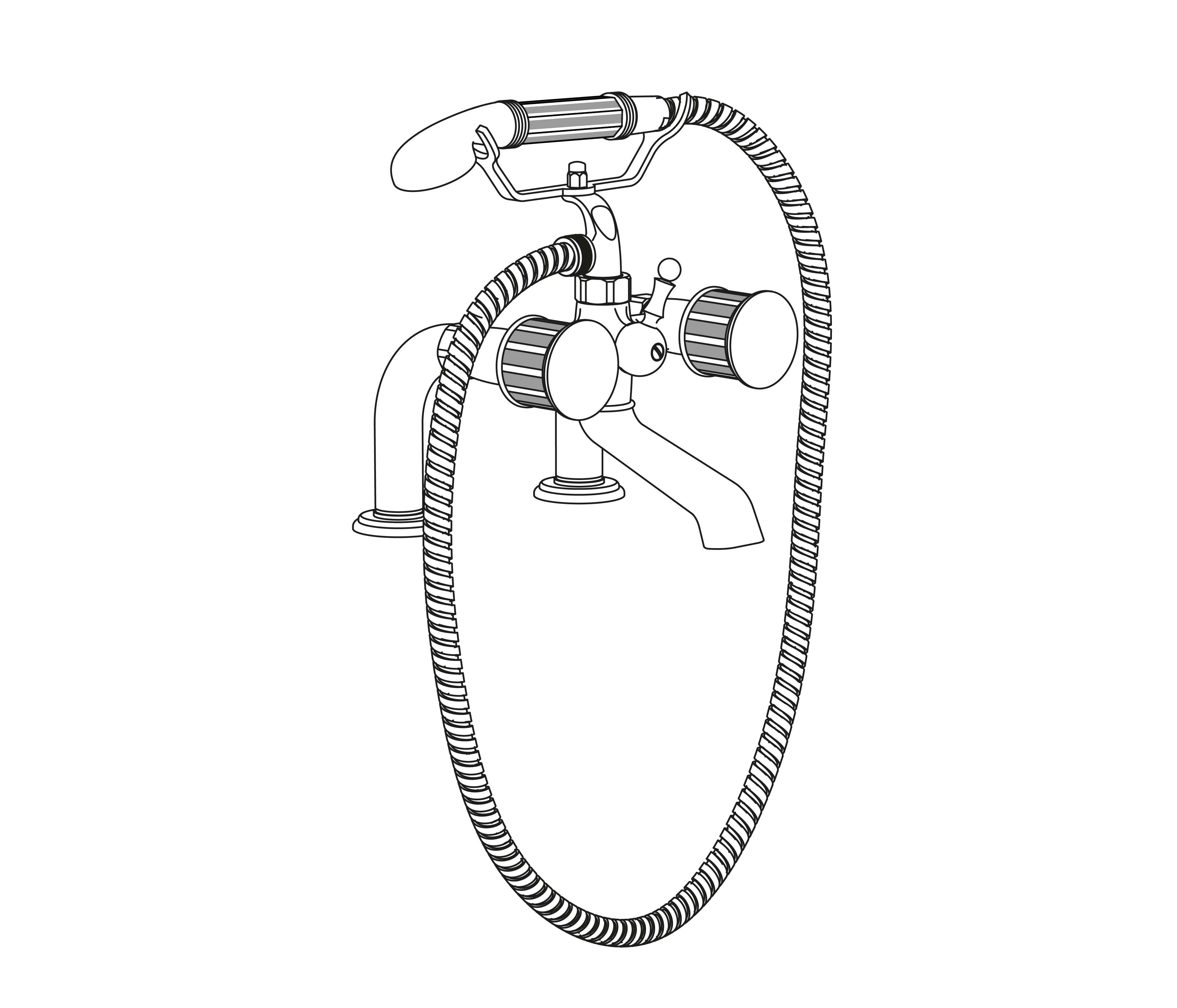 S118-3306V2 Mélangeur bain-douche
