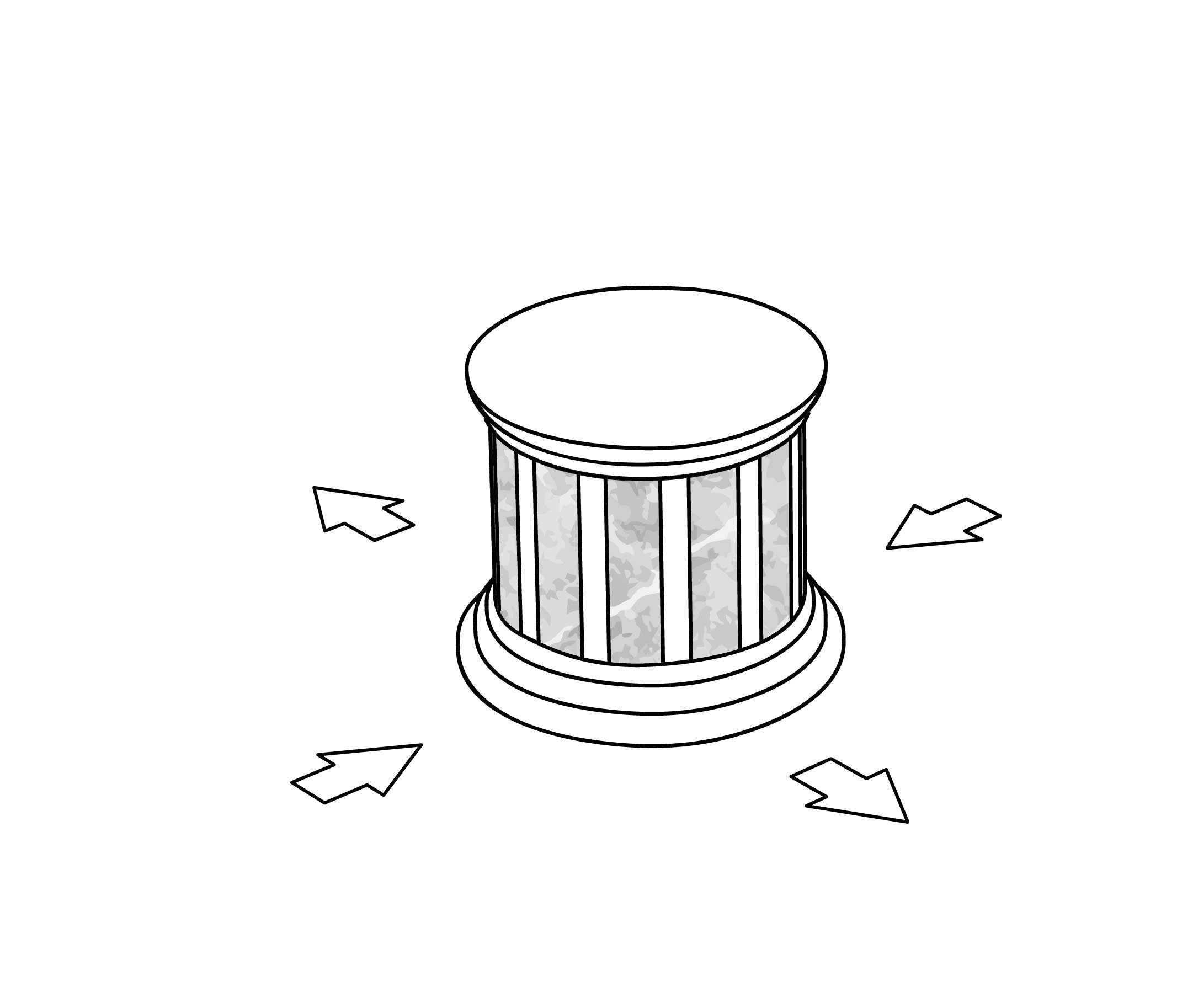 S118-334 Rim mounted 4-way diverter