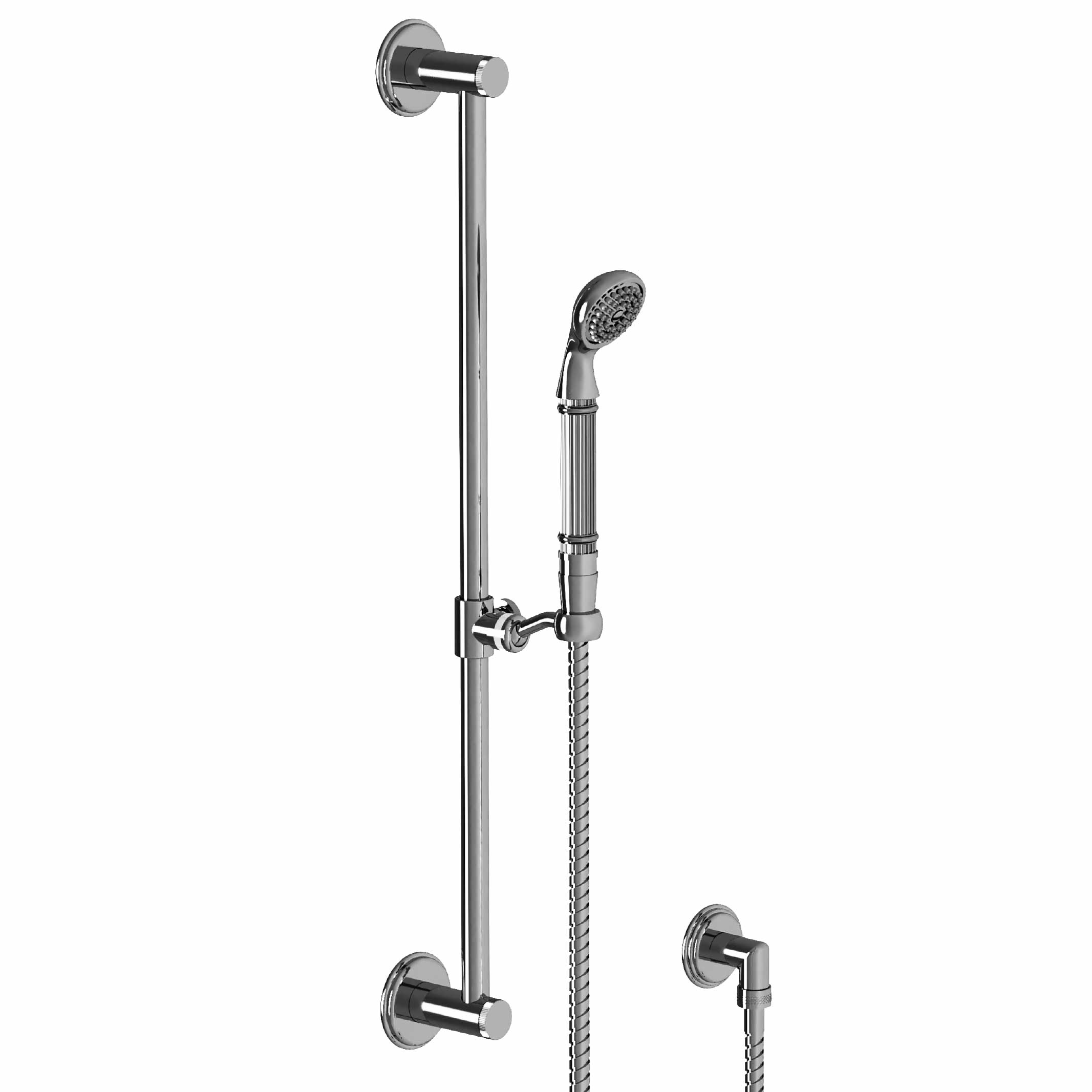 S126-2211 Wall shower set on sliding bar