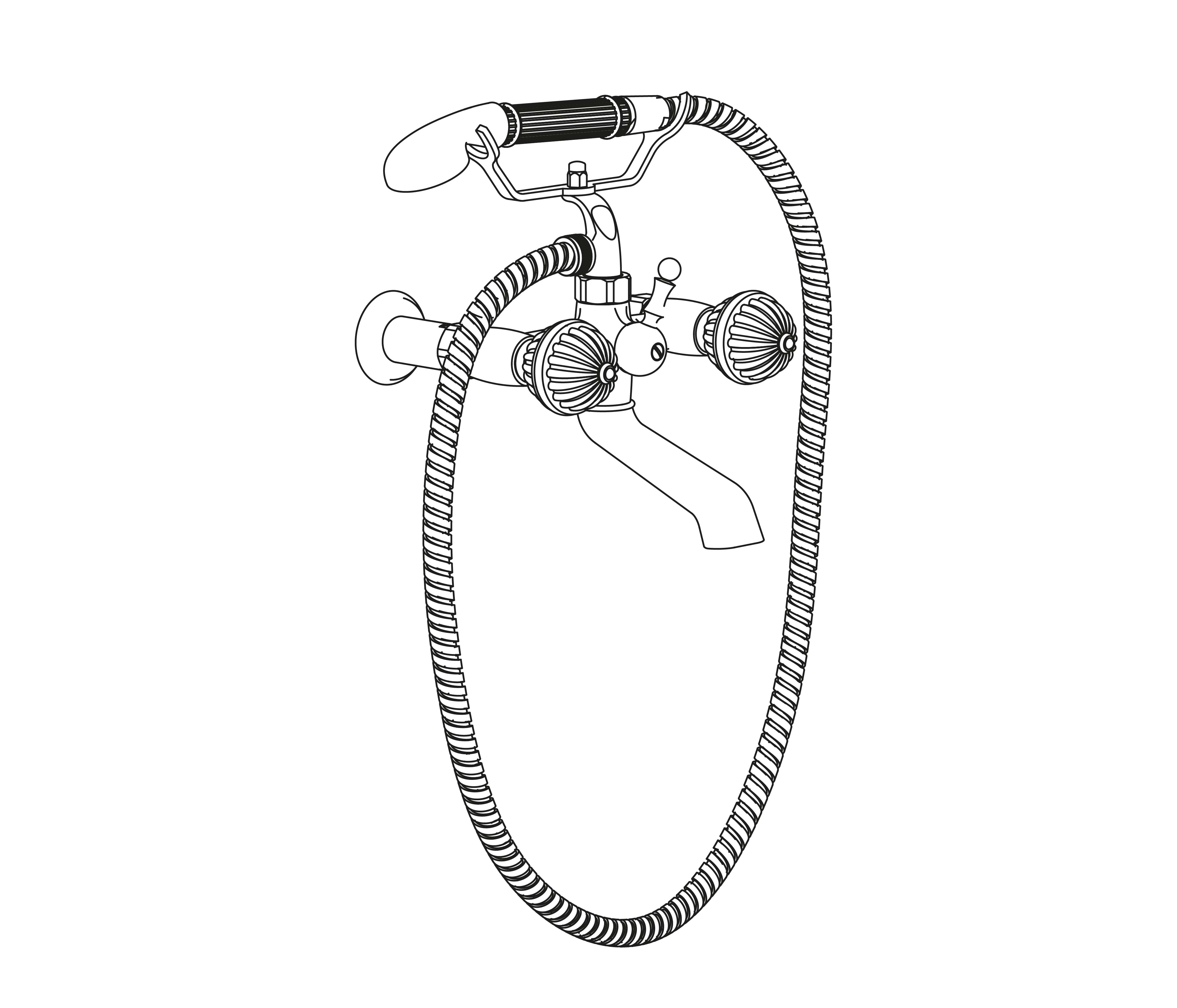 S126-3201 Wall mounted bath and shower mixer