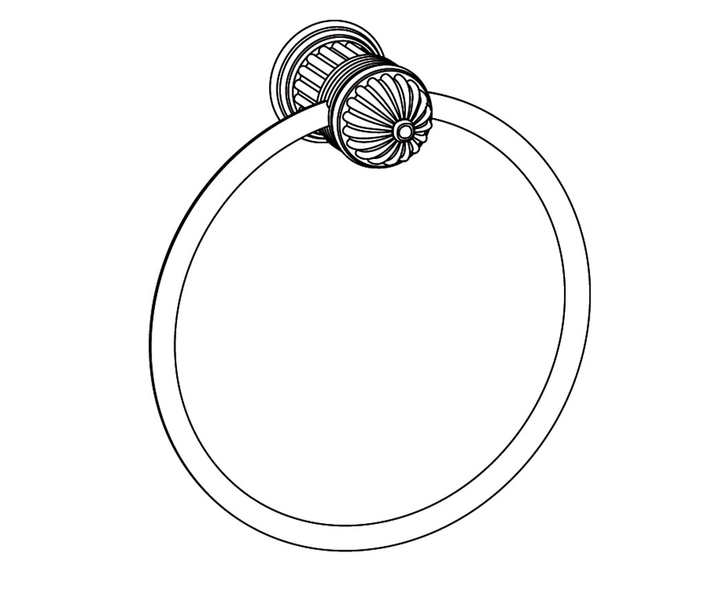S126-510 Porte-serviette anneau