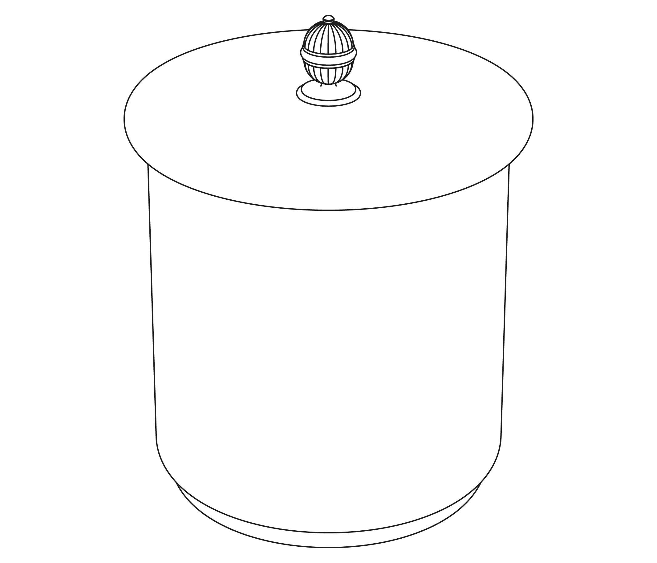 S126-577 Bin with cover