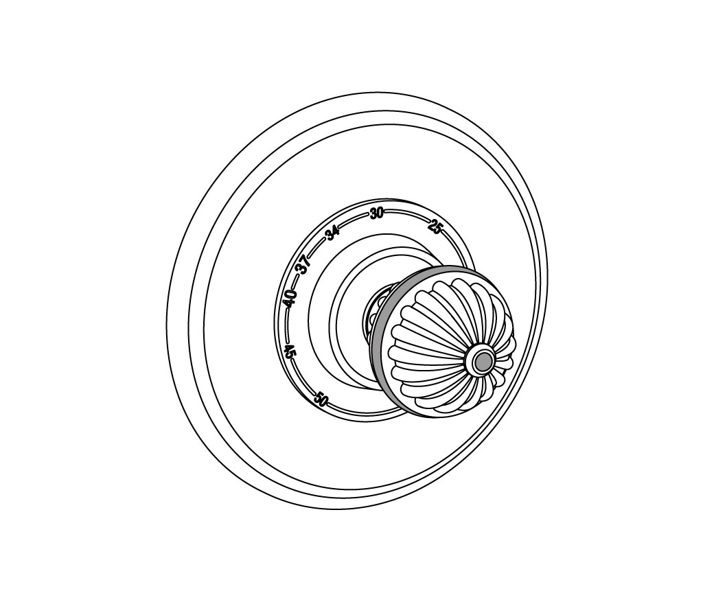 S134-2R1 Plaque ronde Ø 150 mm