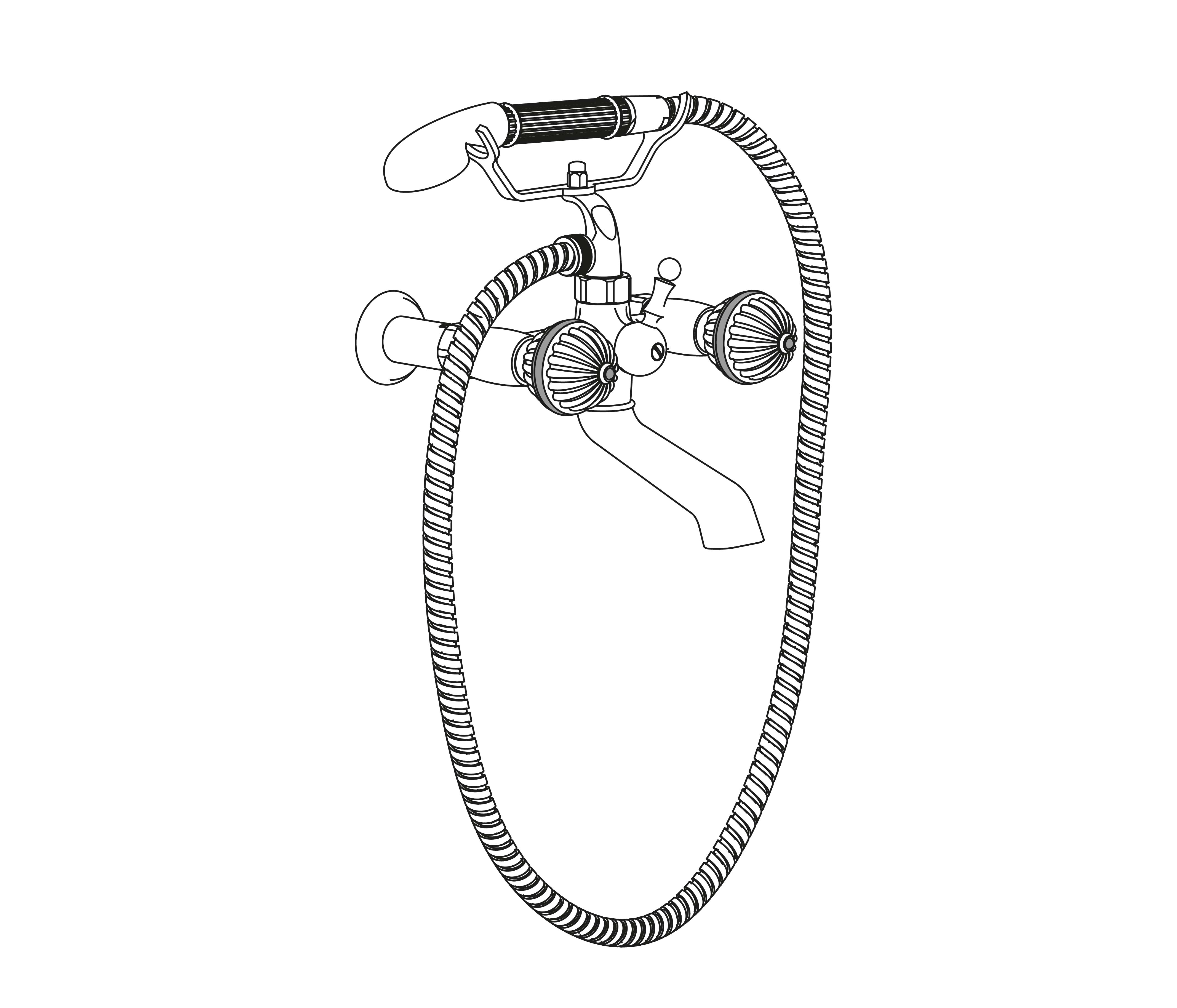 S134-3201 Wall mounted bath and shower mixer