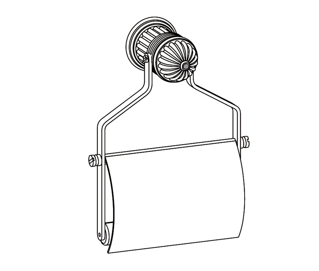 S134-503 Wall mounted toilet roll holder
