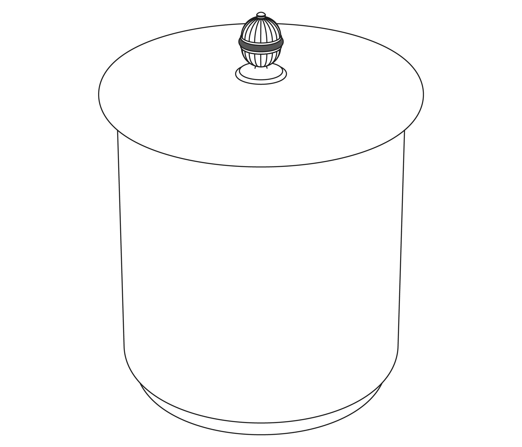 S134-577 Bin with cover