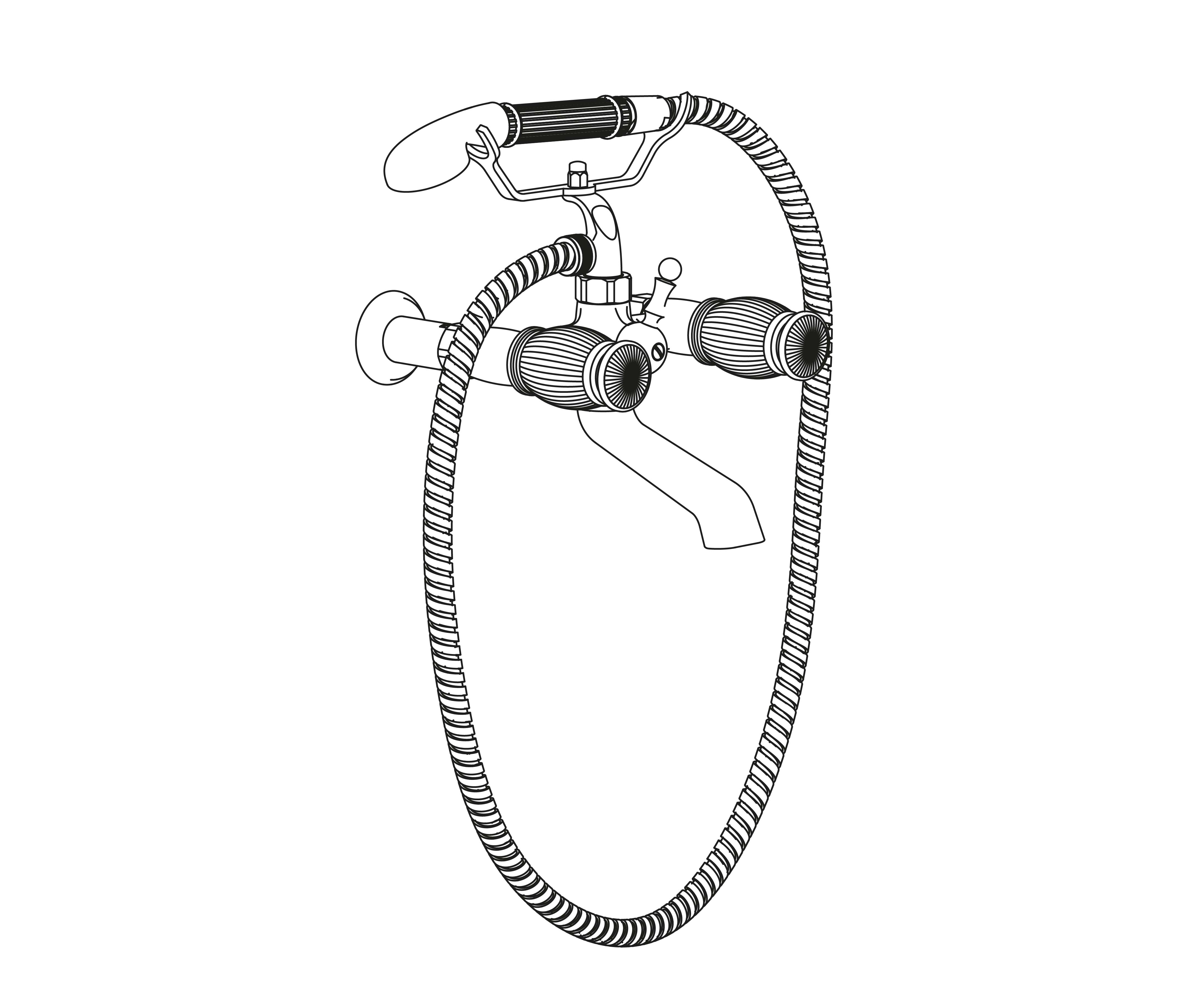 S149-3201 Wall mounted bath and shower mixer