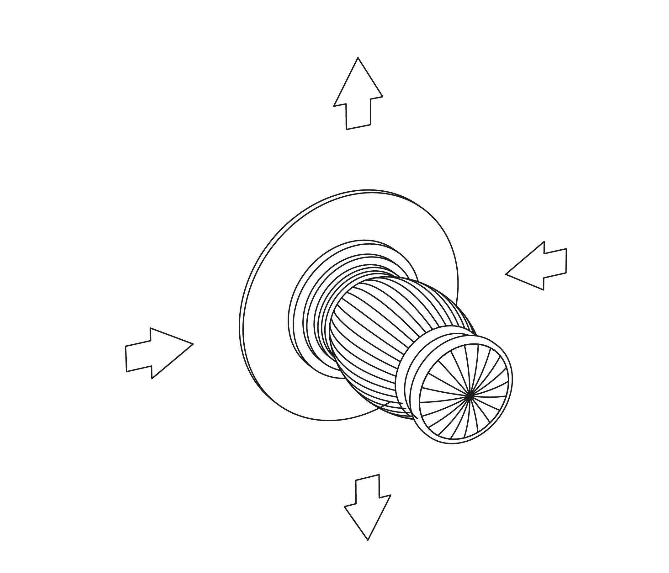 S149-344 Wall mounted 4-way diverter