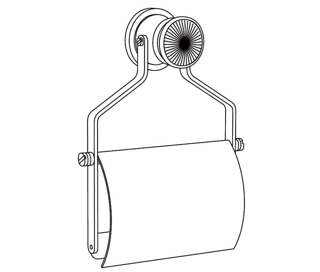 S149-503 Wall mounted toilet roll holder