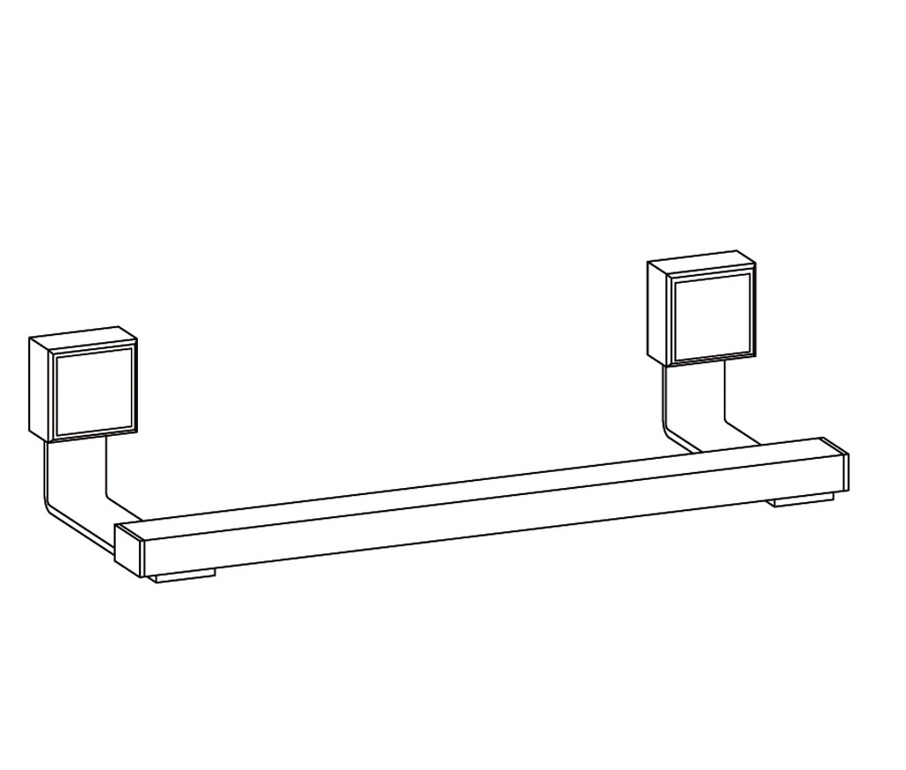 S15-508 Wall mounted single towel bar