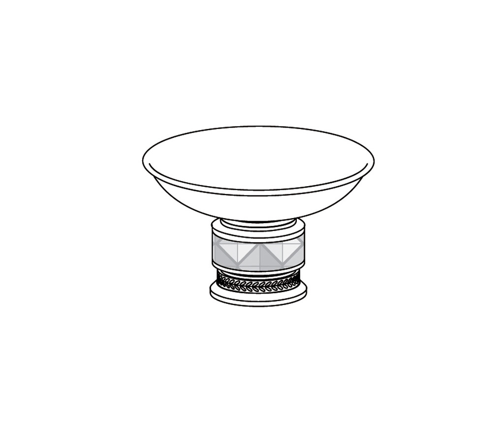 S150-518 Porte-savon rond