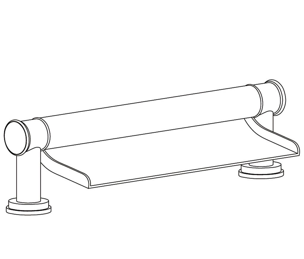 S151-3WF1 Bec de bain « Cascade »