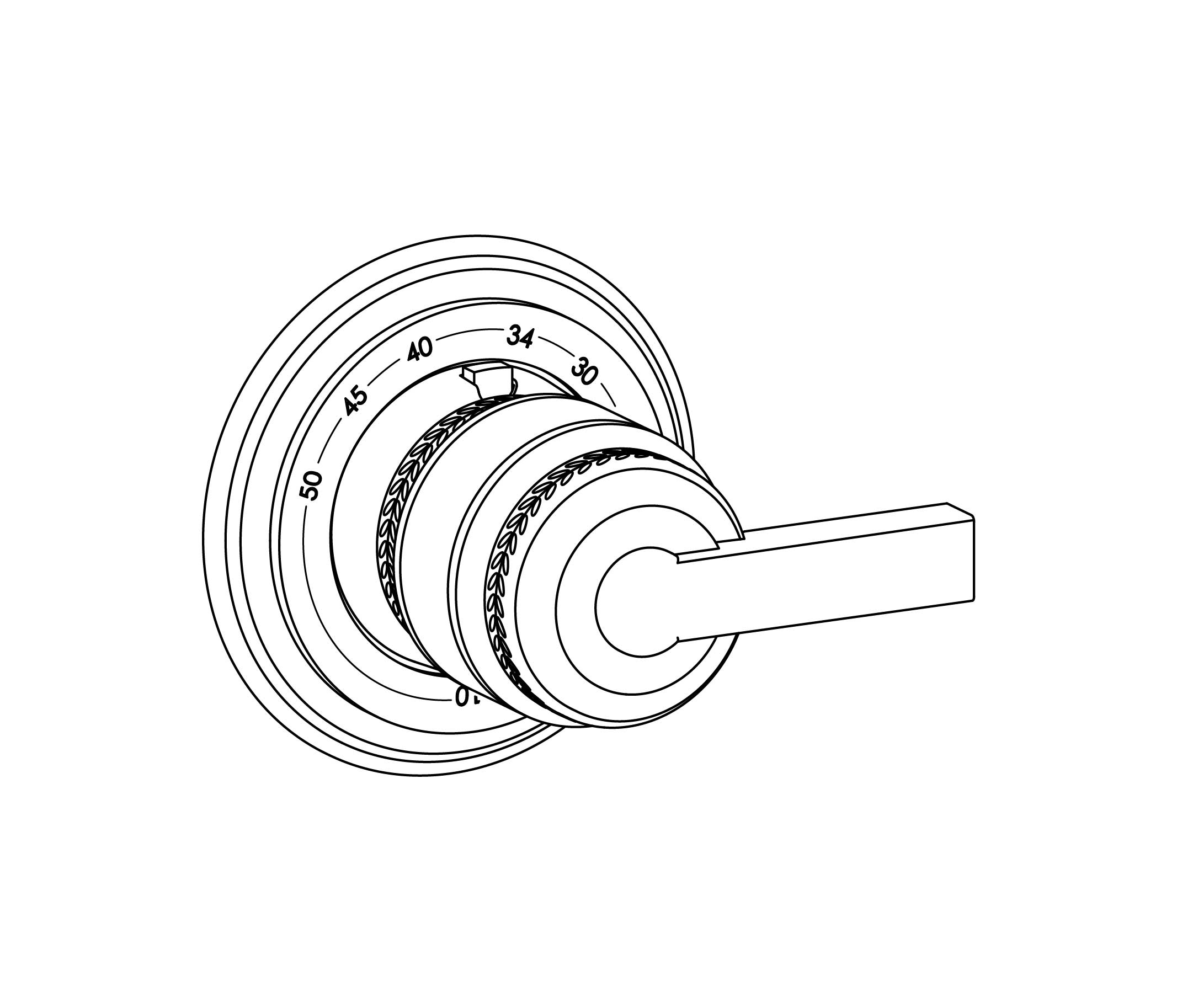 S151-4R0 Plaque ronde Ø 80 mm