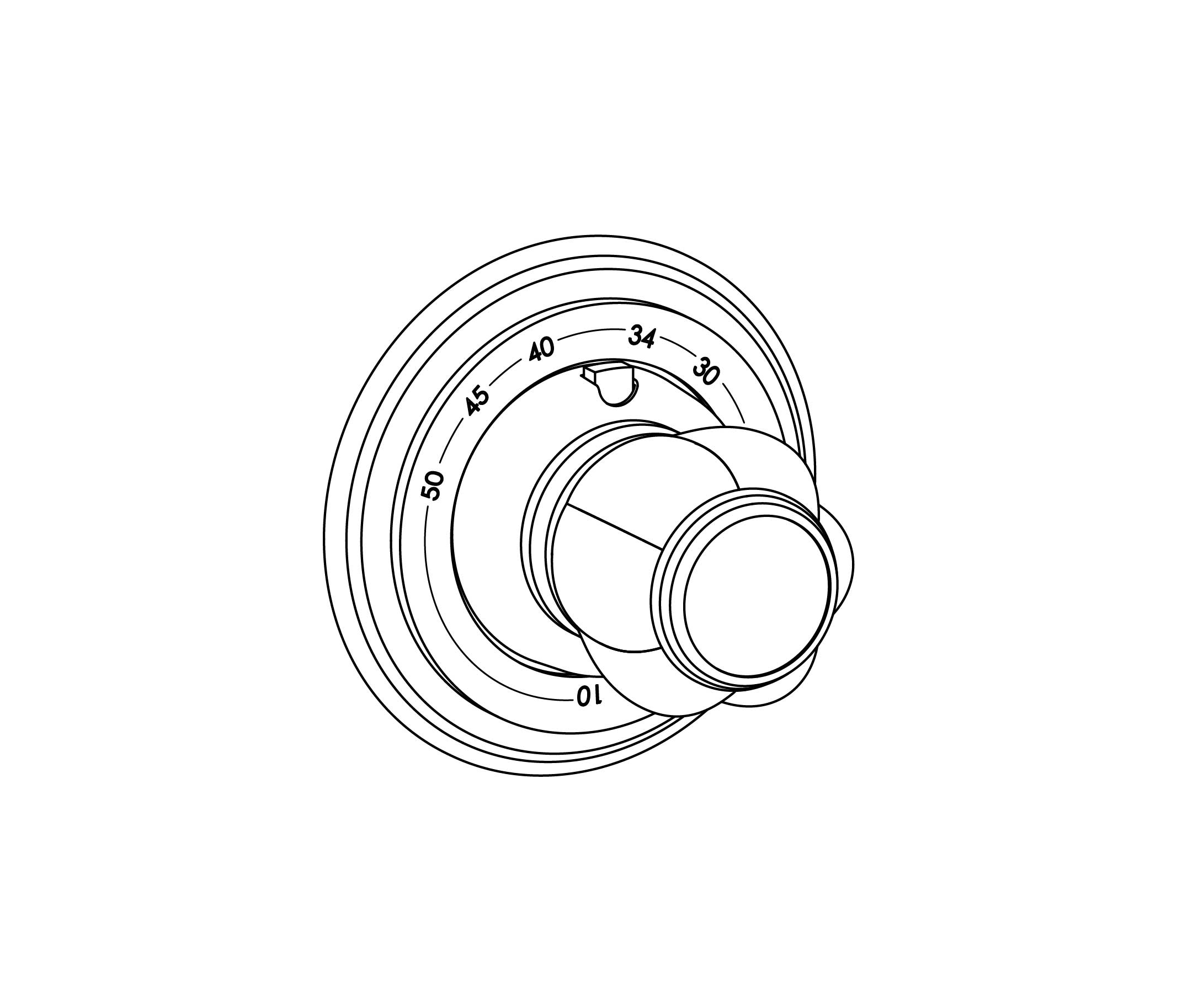 S152-4R0 Plaque ronde Ø 80 mm