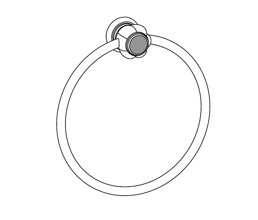 S153-510 Porte-serviette anneau