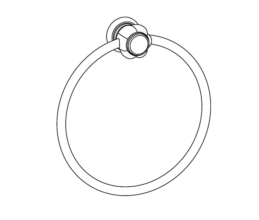 S161-510 Wall mounted towel ring