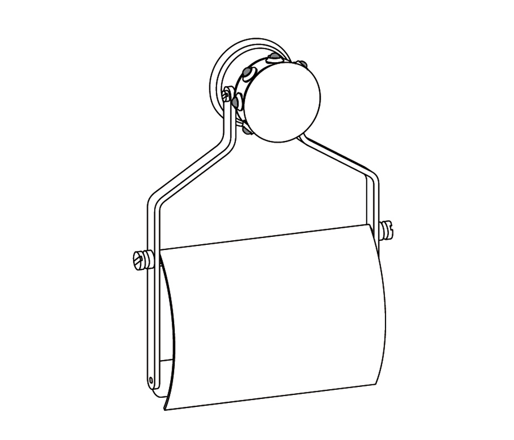 S169-503 Wall mounted toilet roll holder