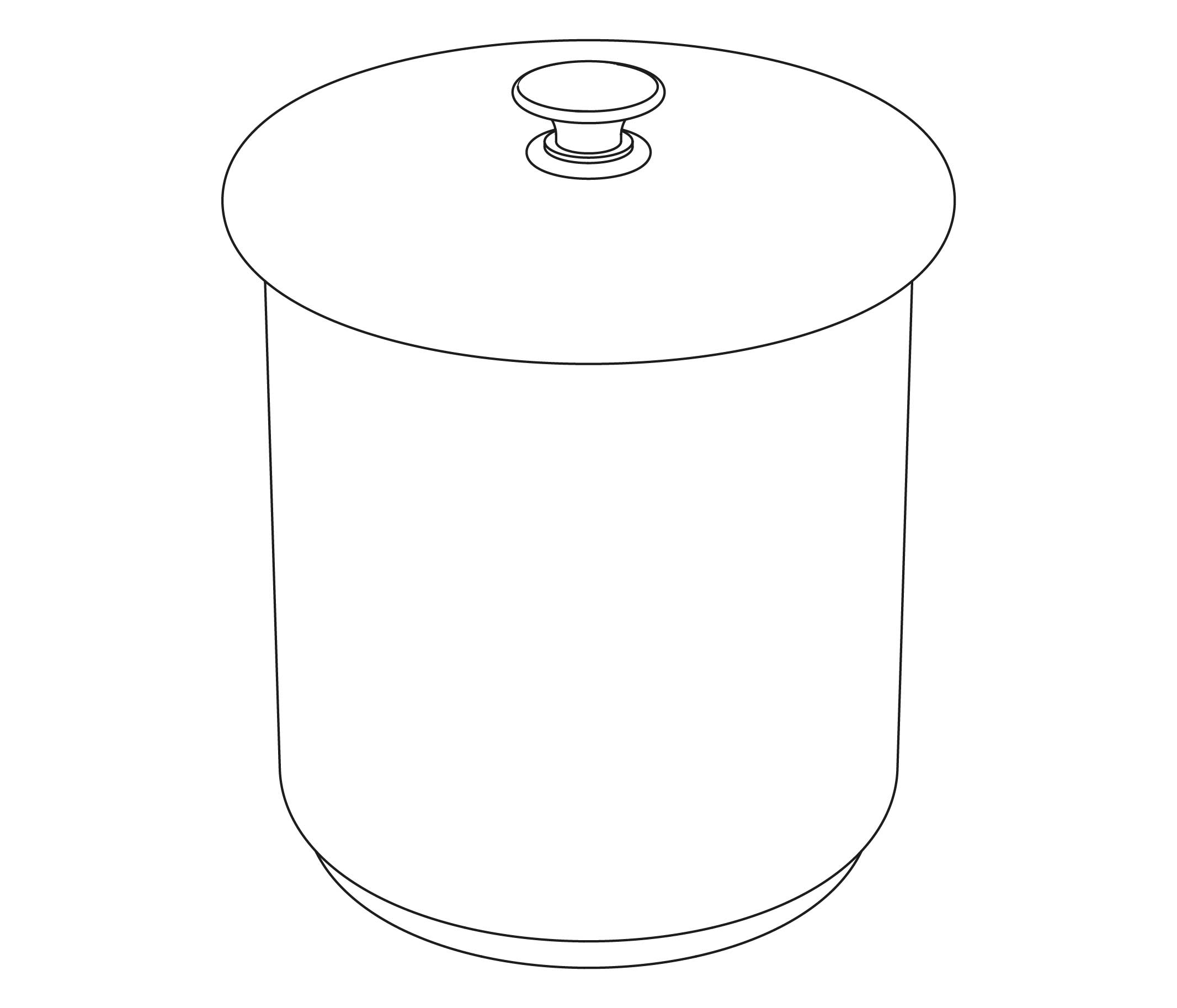 S177-577 Bin with cover