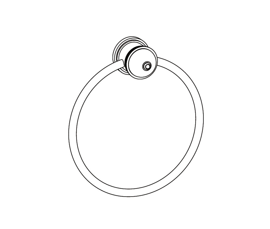 S179-510 Wall mounted towel ring
