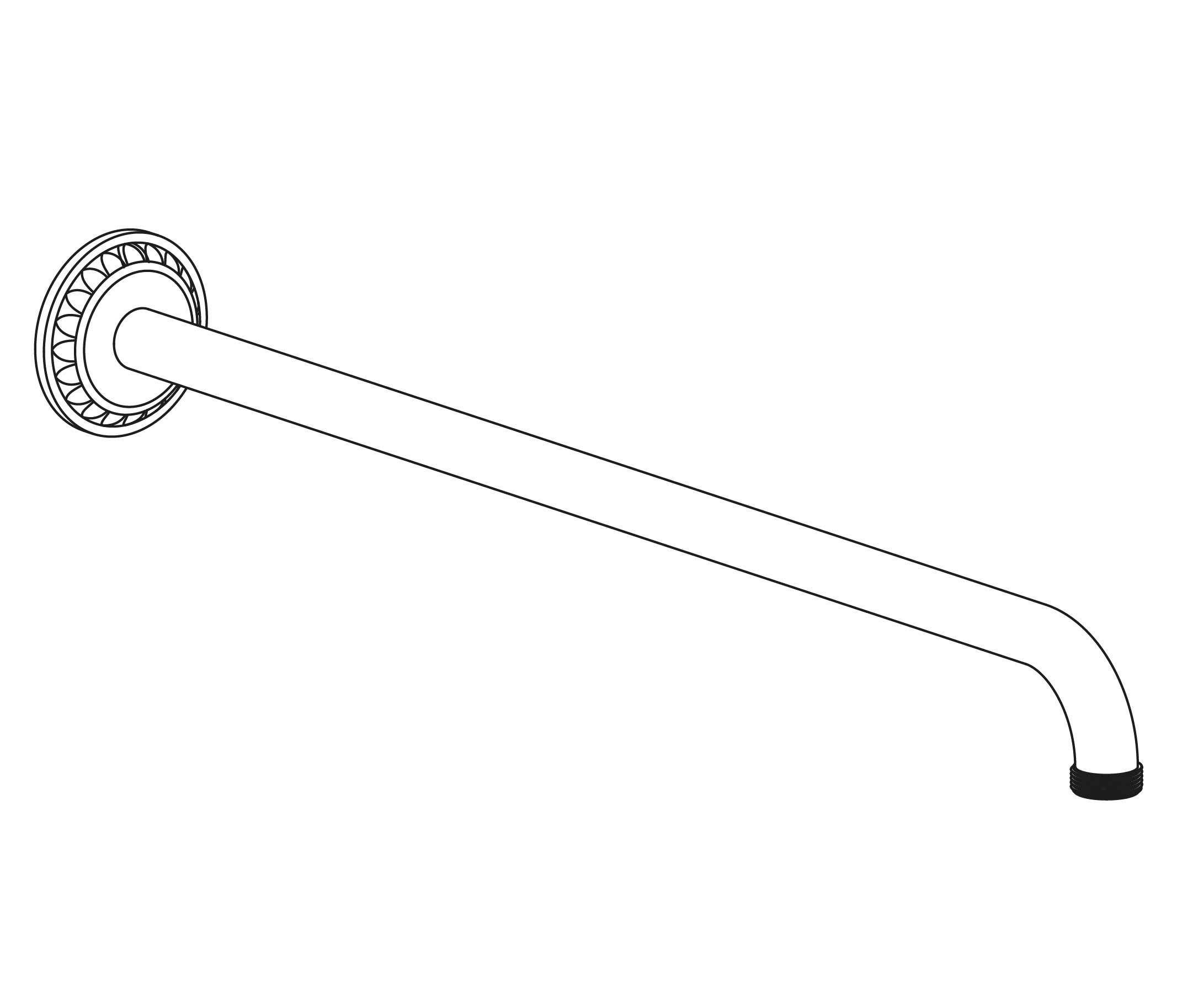 S180-2W450 Wall mounted shower arm
