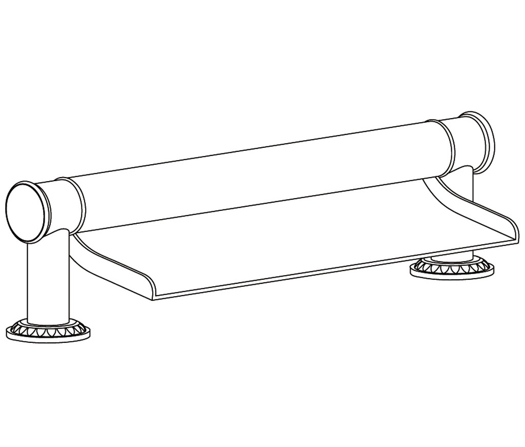 S180-3WF1 Bec de bain « Cascade »