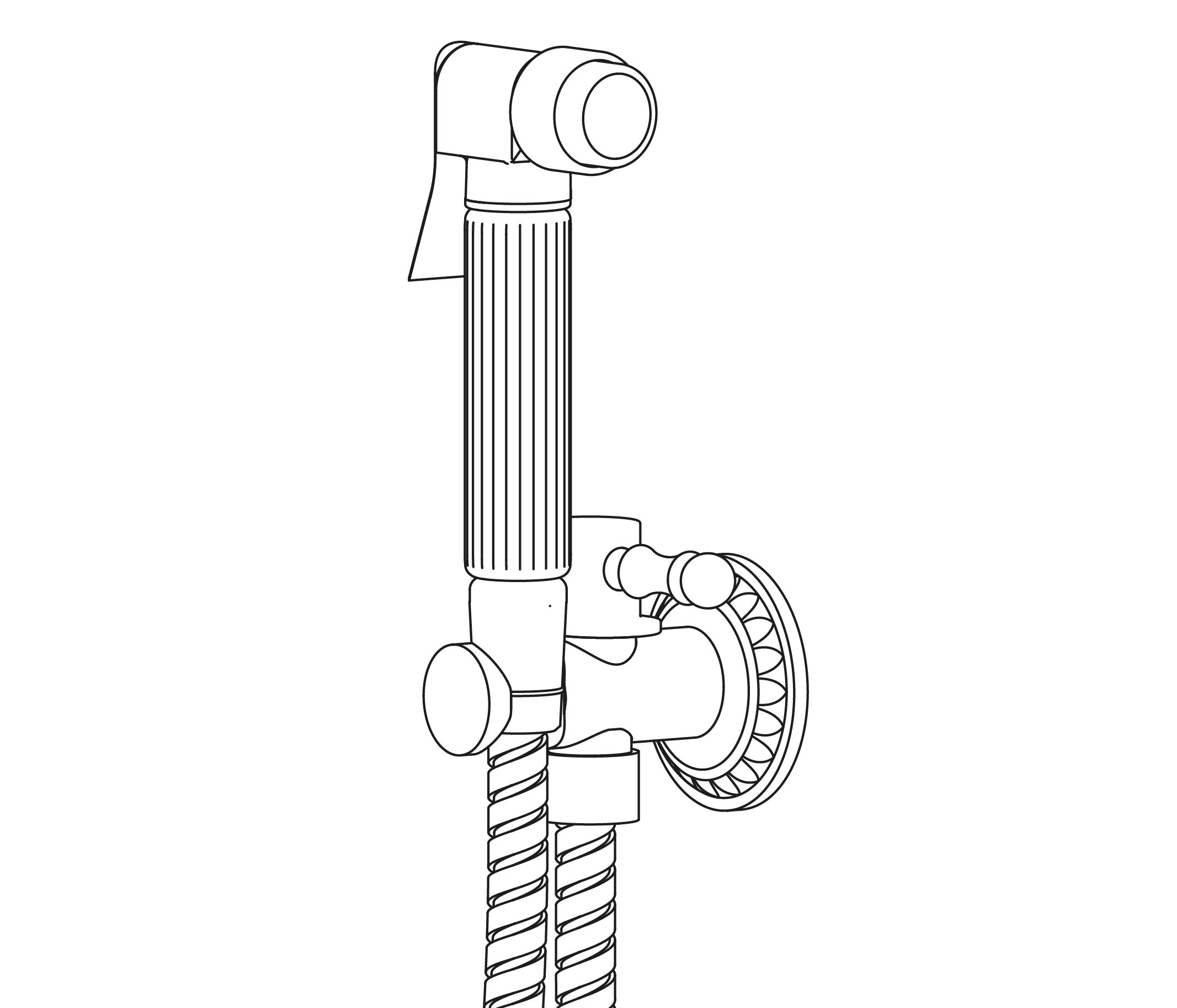 S180-4240 Hygienic shower