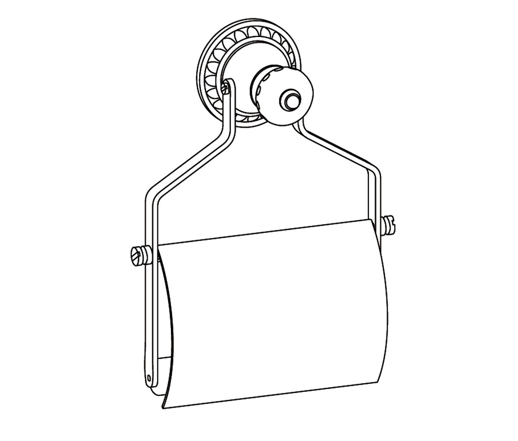 S180-503 Wall mounted toilet roll holder