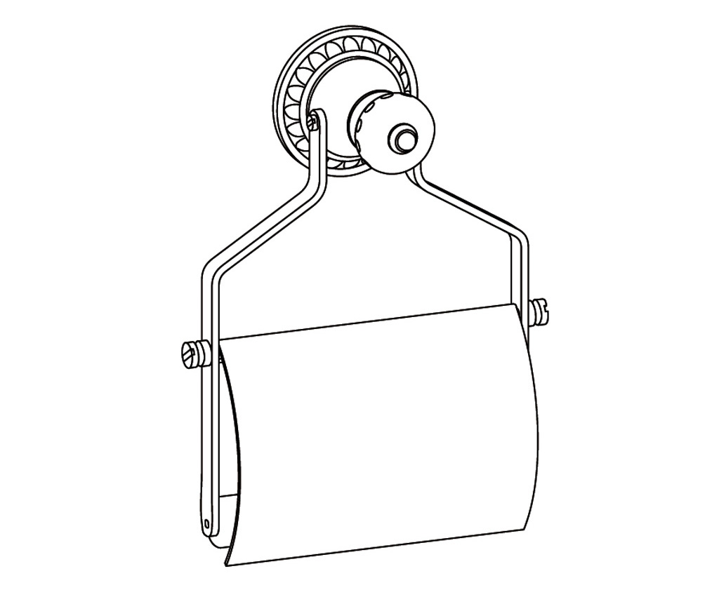 S180-503 Porte-rouleau avec couvercle