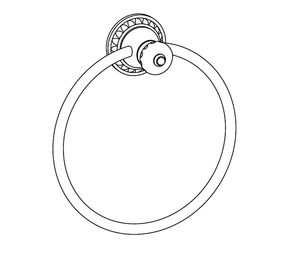 S180-510 Wall mounted towel ring