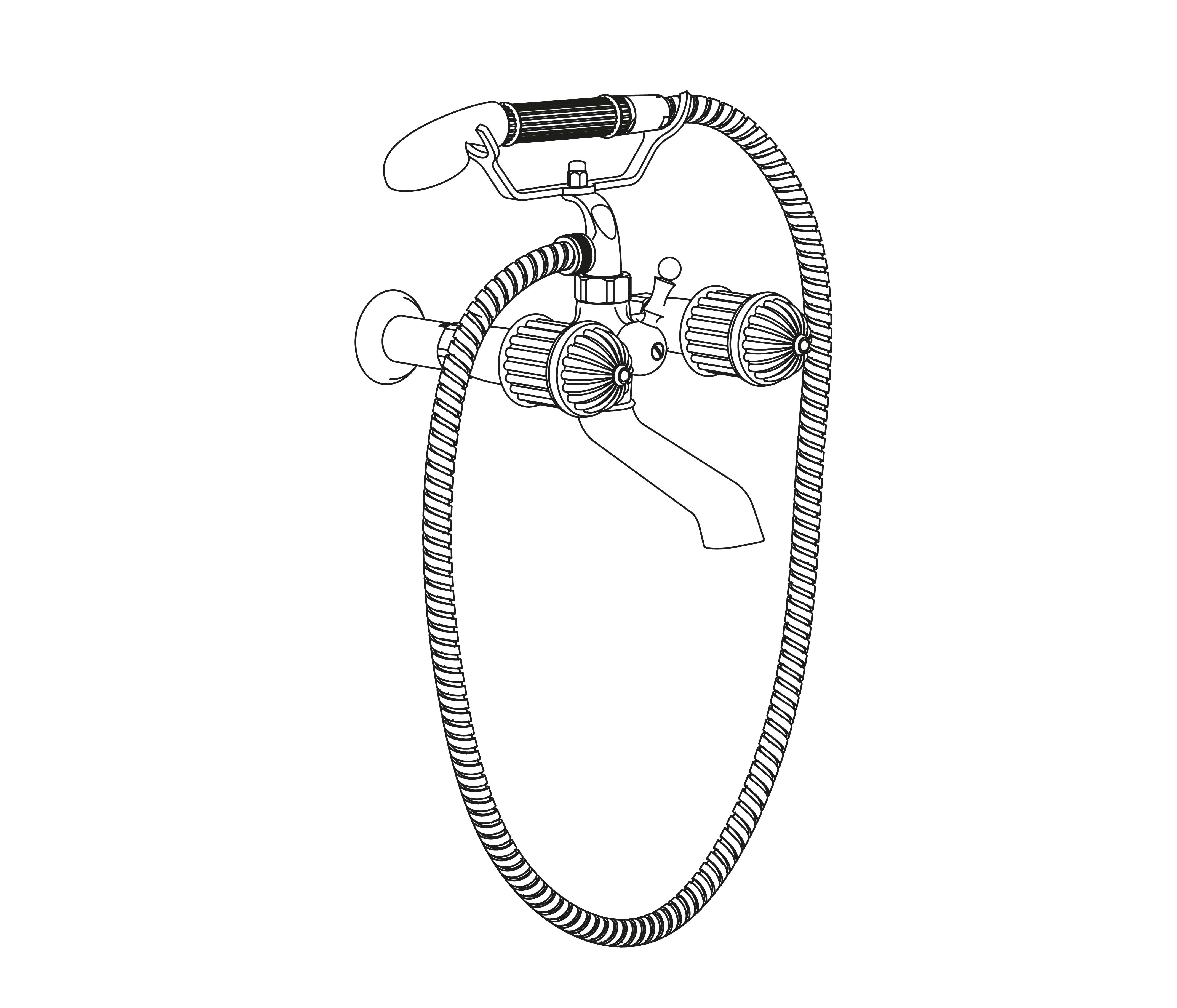 S181-3201 Wall mounted bath and shower mixer