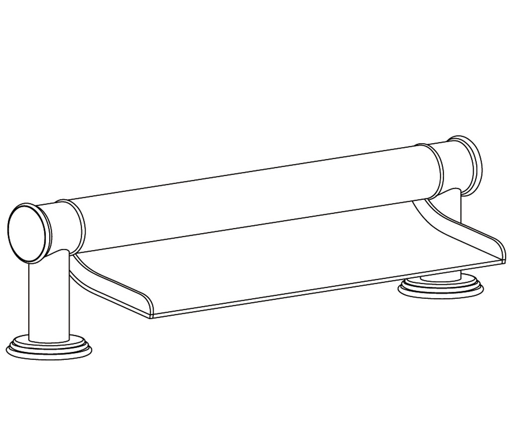 S181-3WF1 Bec de bain « Cascade »