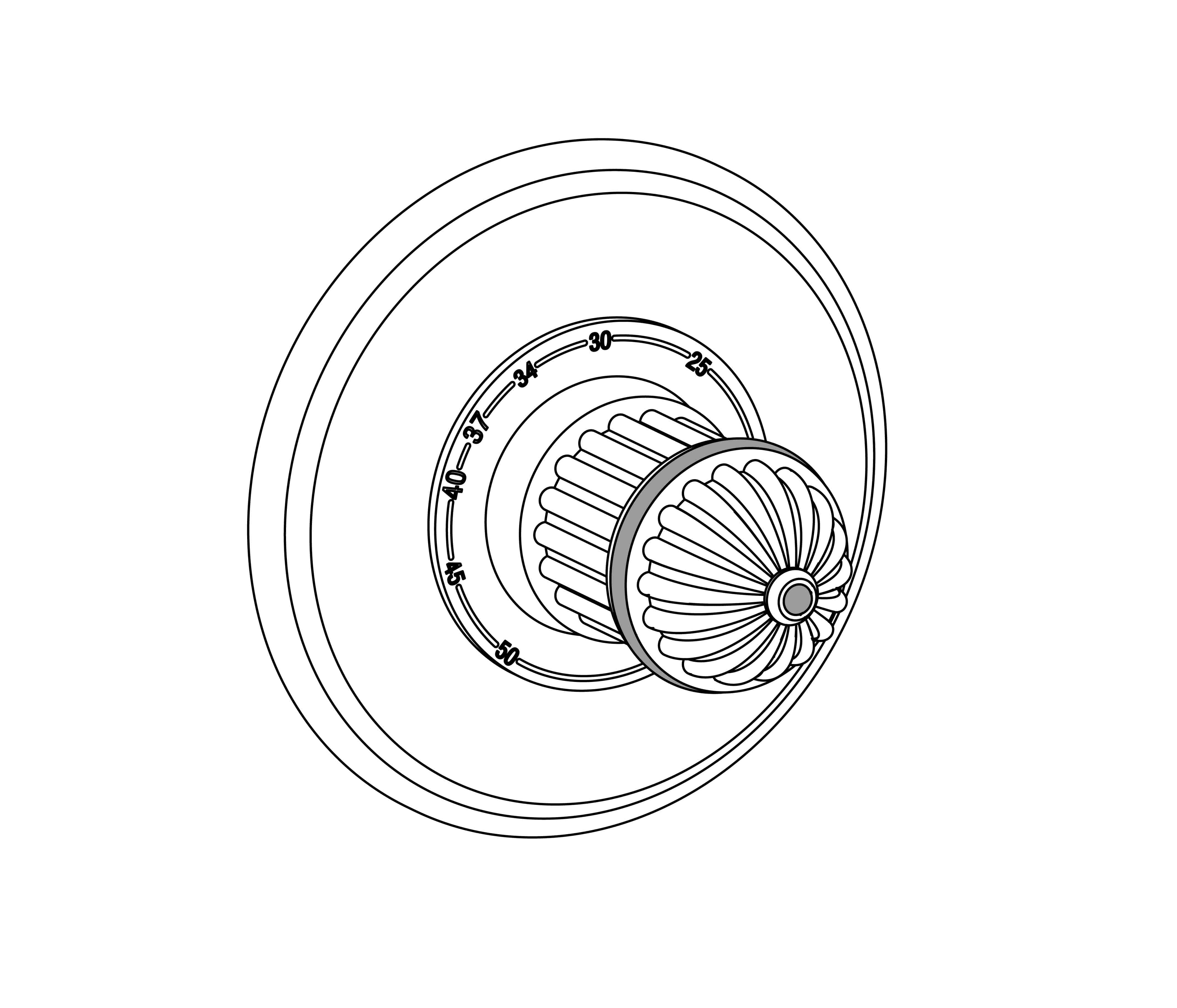 S182-2R1 Round trim set