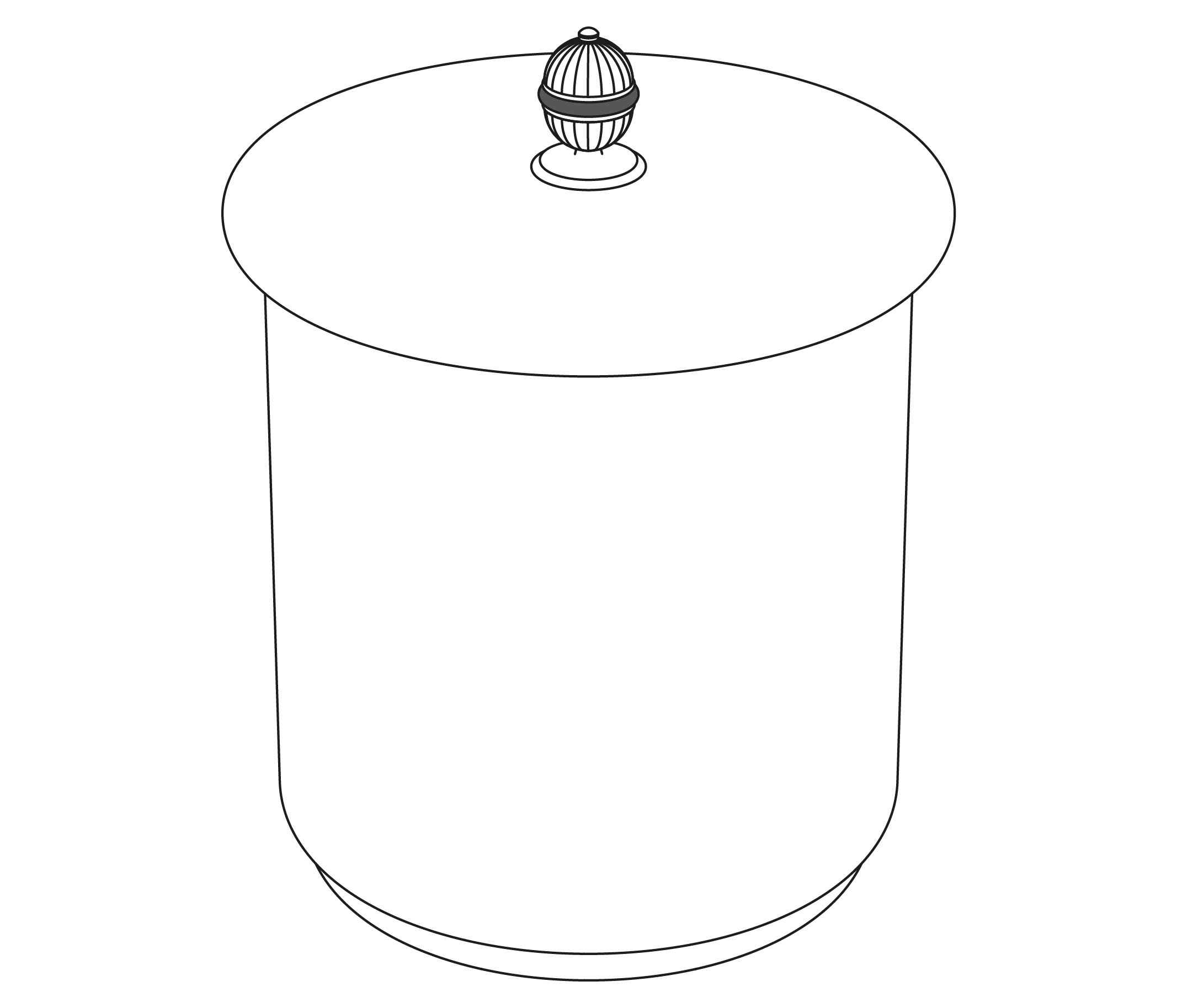 S182-577 Bin with cover