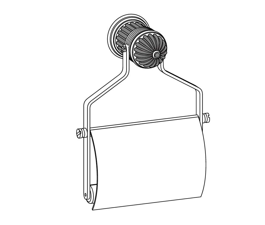 S189-503 Wall mounted toilet roll holder