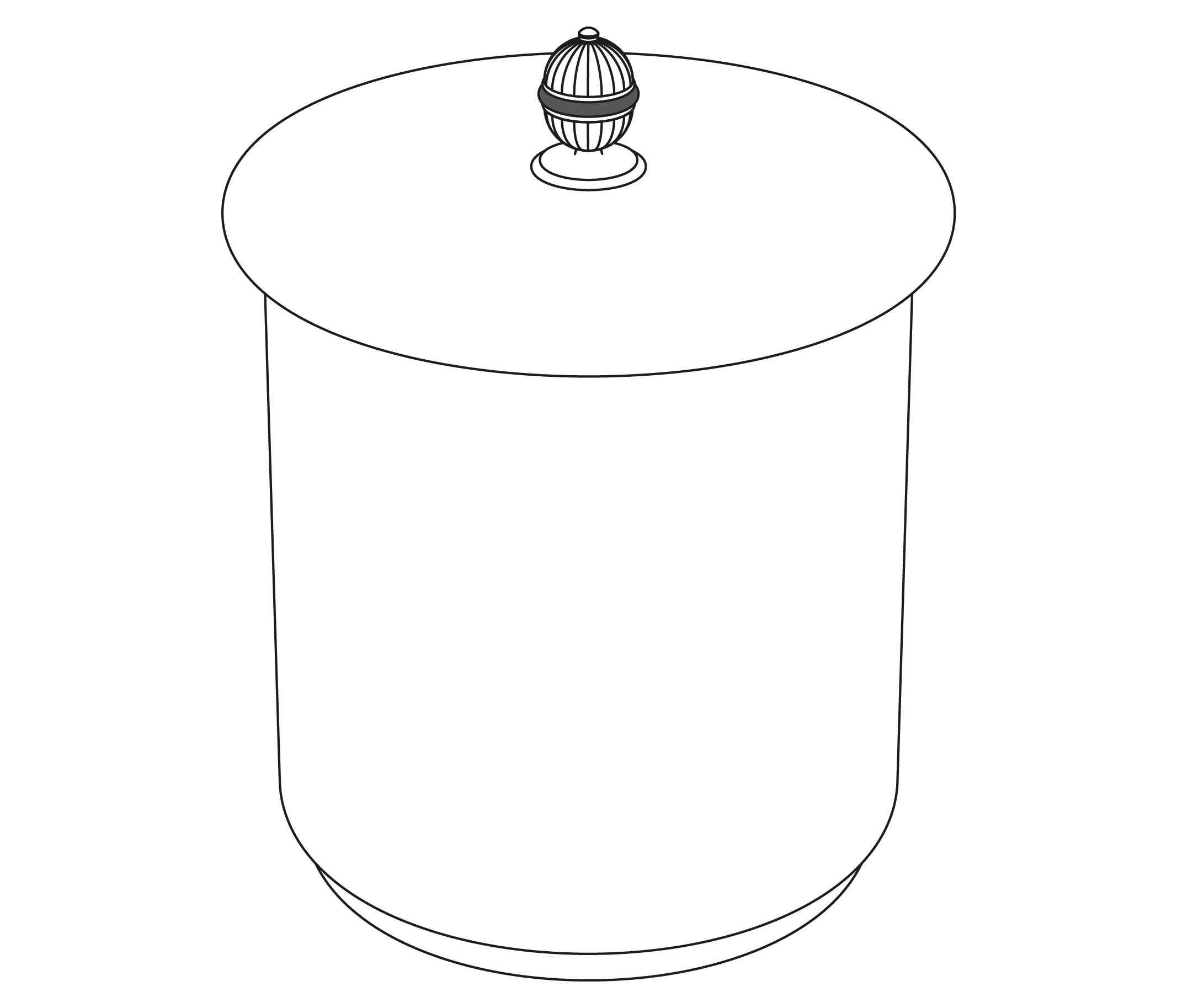 S189-577 Bin with cover