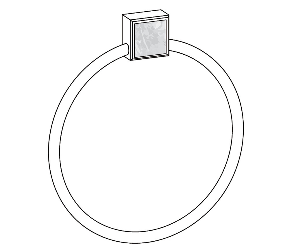 S19-510 Porte-serviette anneau
