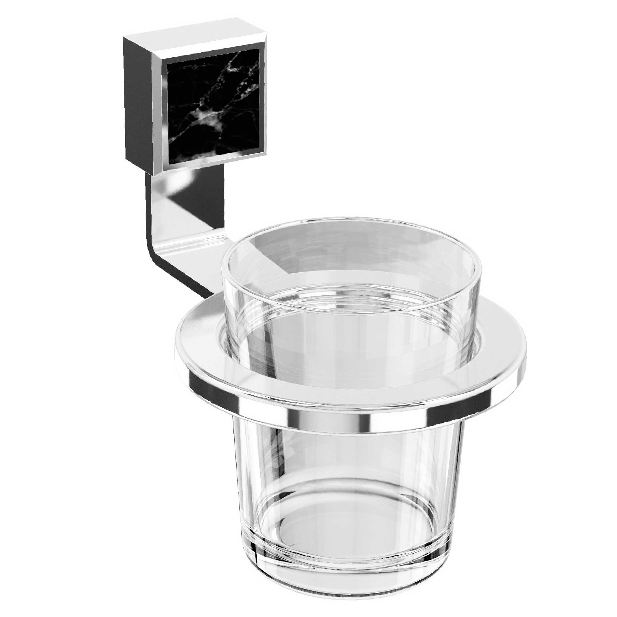 S19-520 Wall mounted glass holder