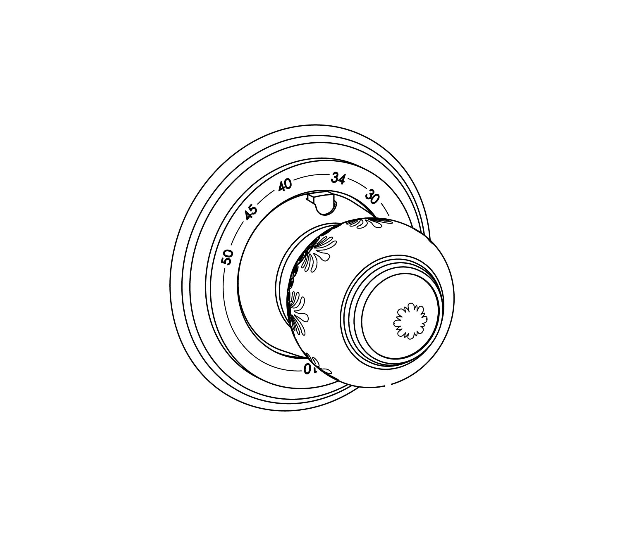 S196-4R0 Habillage rond pour T0